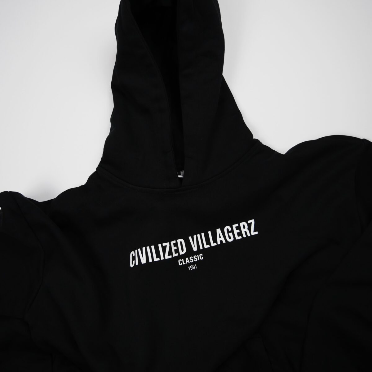 Ultra Heavy Black Hoodie